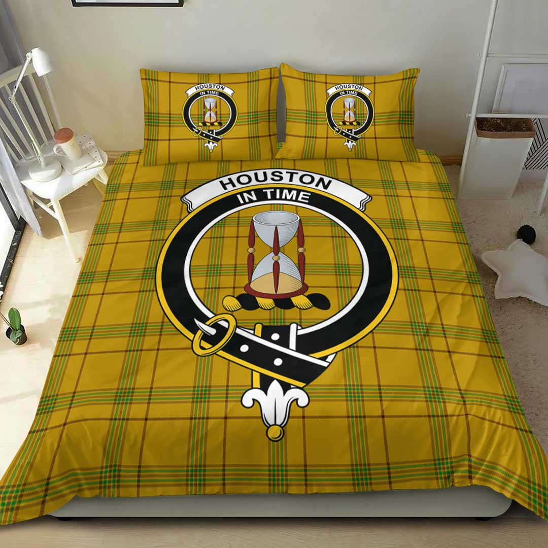 Houston Tartan Crest Bedding Set