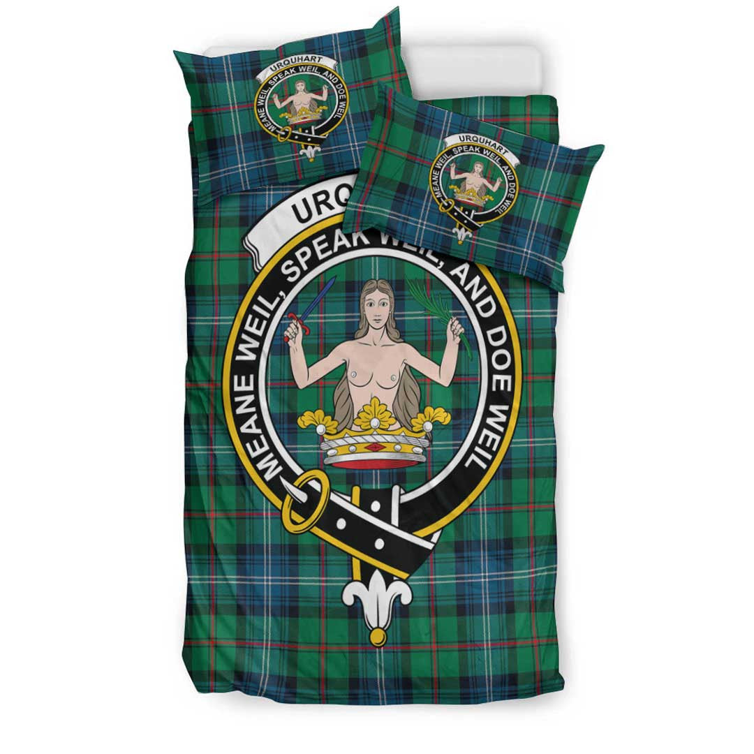 Urquhart Ancient Tartan Crest Bedding Set