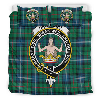 Urquhart Ancient Tartan Crest Bedding Set