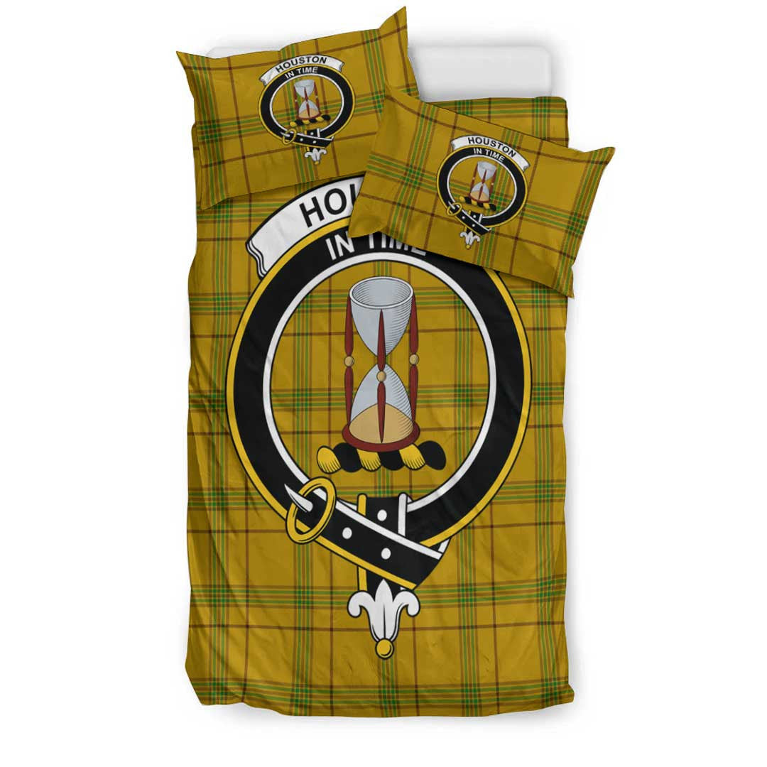 Houston Tartan Crest Bedding Set