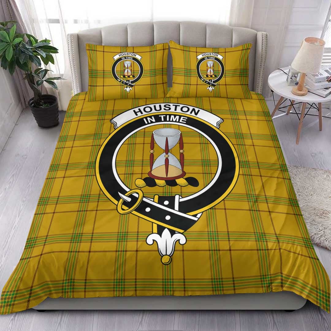 Houston Tartan Crest Bedding Set