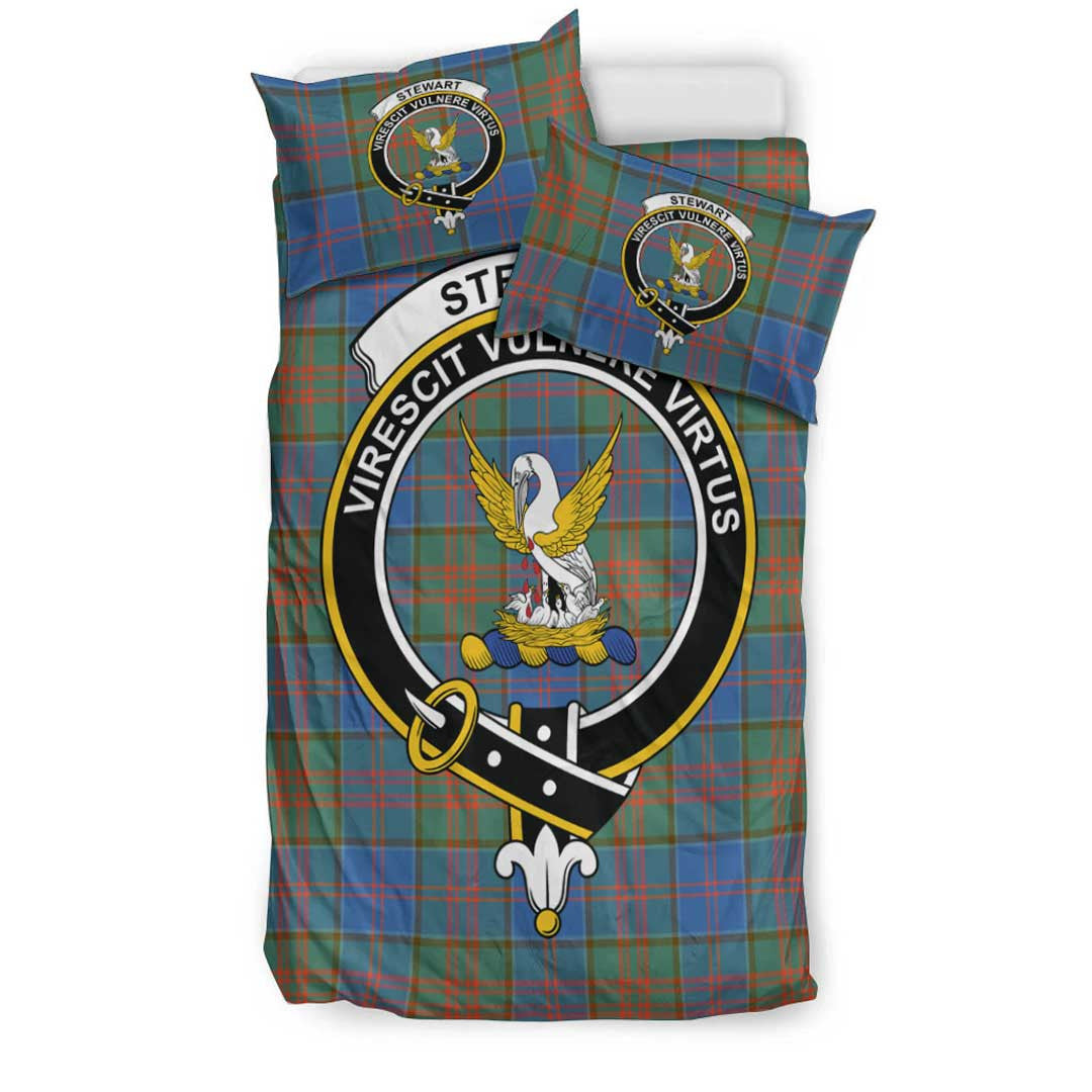 Stewart of Appin Hunting Ancient Tartan Crest Bedding Set