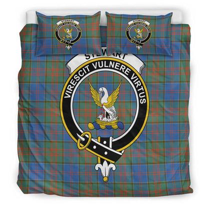 Stewart of Appin Hunting Ancient Tartan Crest Bedding Set