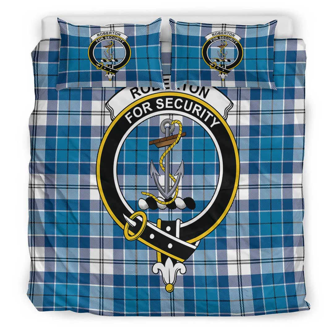 Roberton Tartan Crest Bedding Set