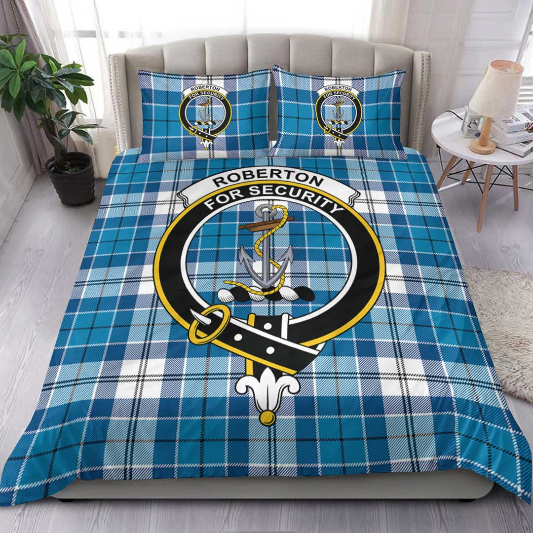 Roberton Tartan Crest Bedding Set