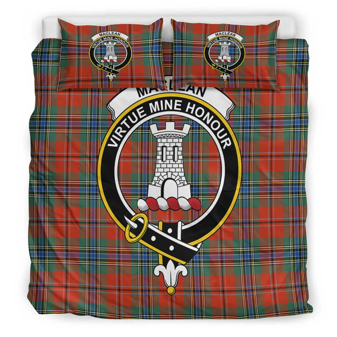 MacLean of Duart Ancient Tartan Crest Bedding Set