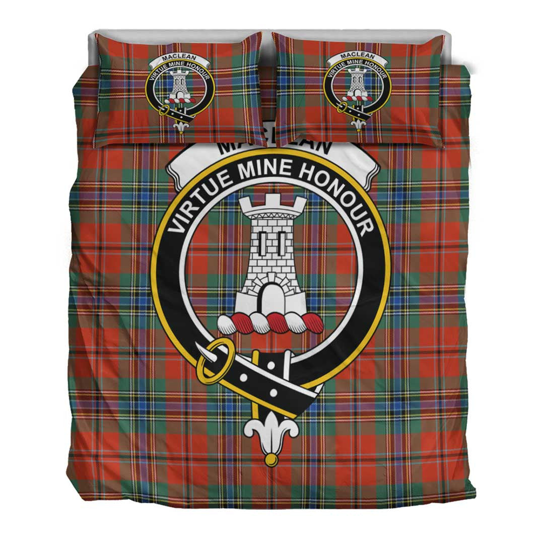 MacLean of Duart Ancient Tartan Crest Bedding Set