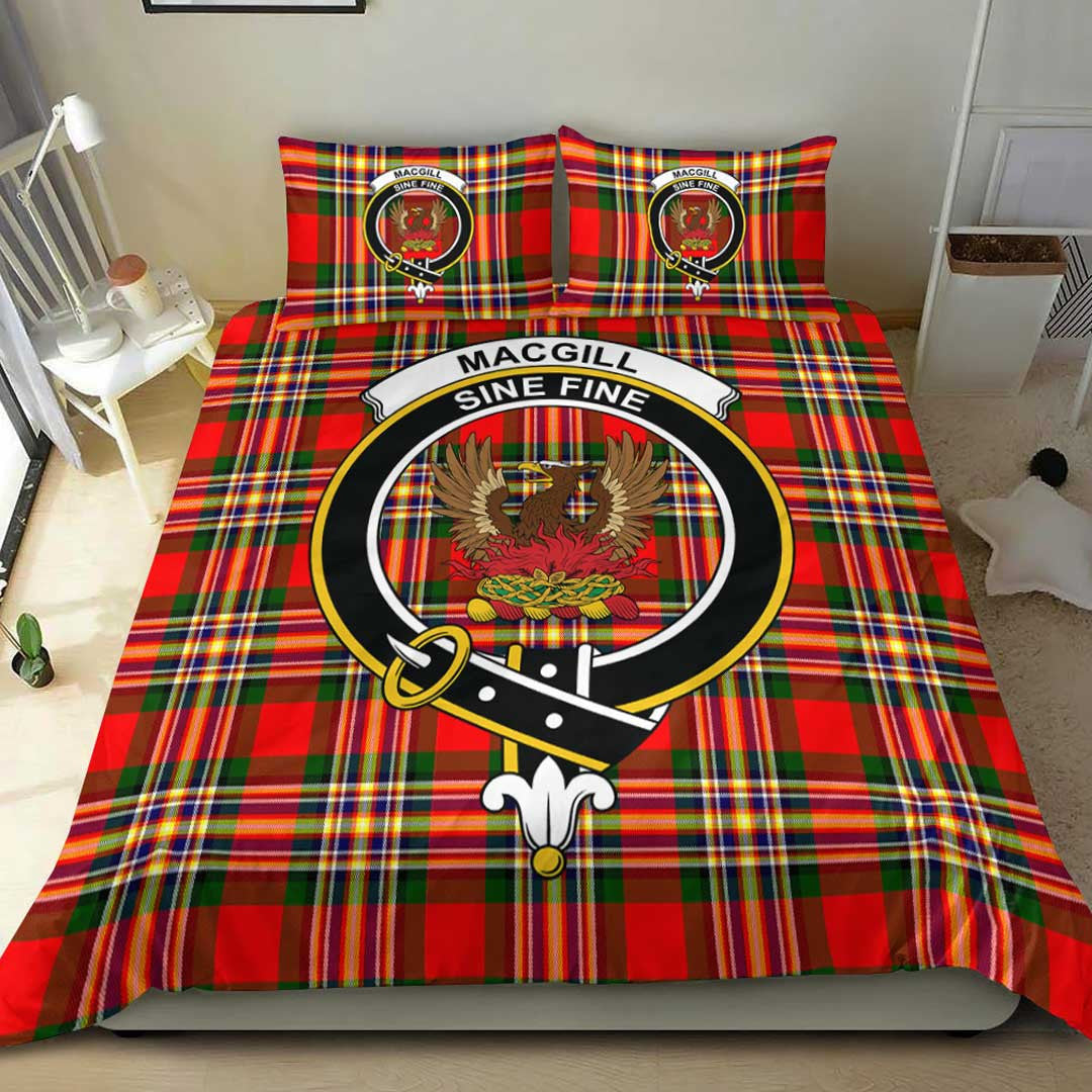 MacGill Modern Tartan Crest Bedding Set