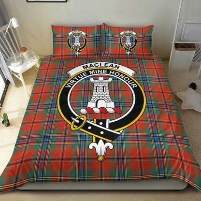 MacLean of Duart Ancient Tartan Crest Bedding Set