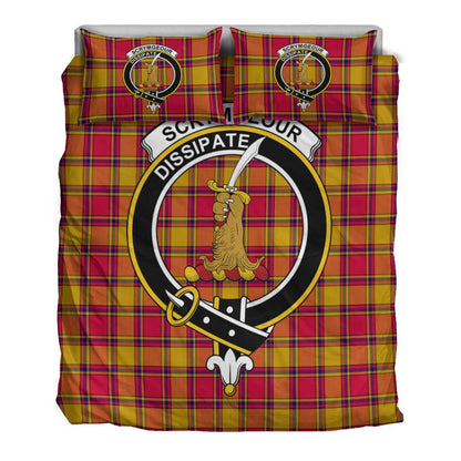 Scrymgeour Tartan Crest Bedding Set