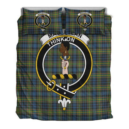 MacLellan Ancient Tartan Crest Bedding Set