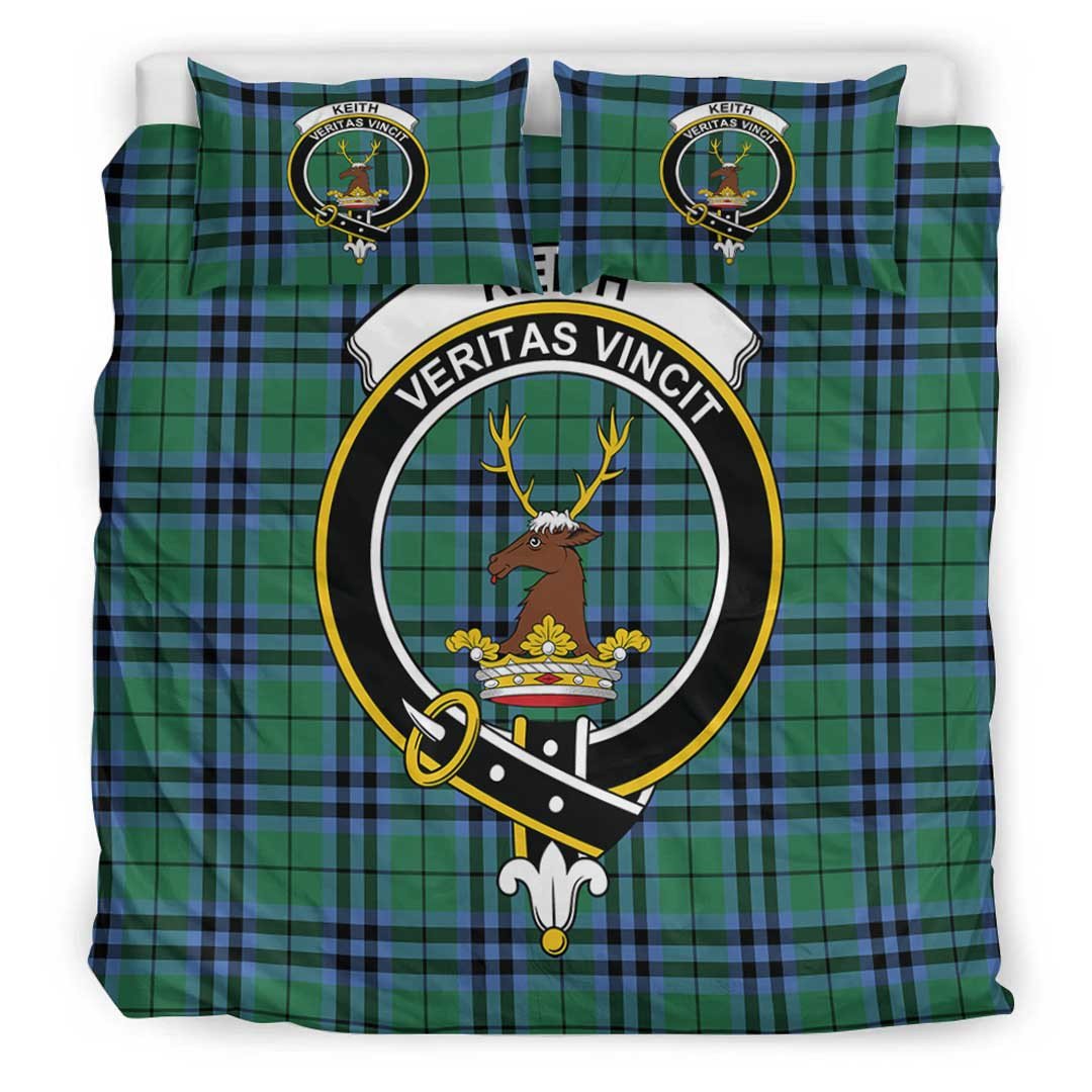 Keith Ancient Tartan Crest Bedding Set