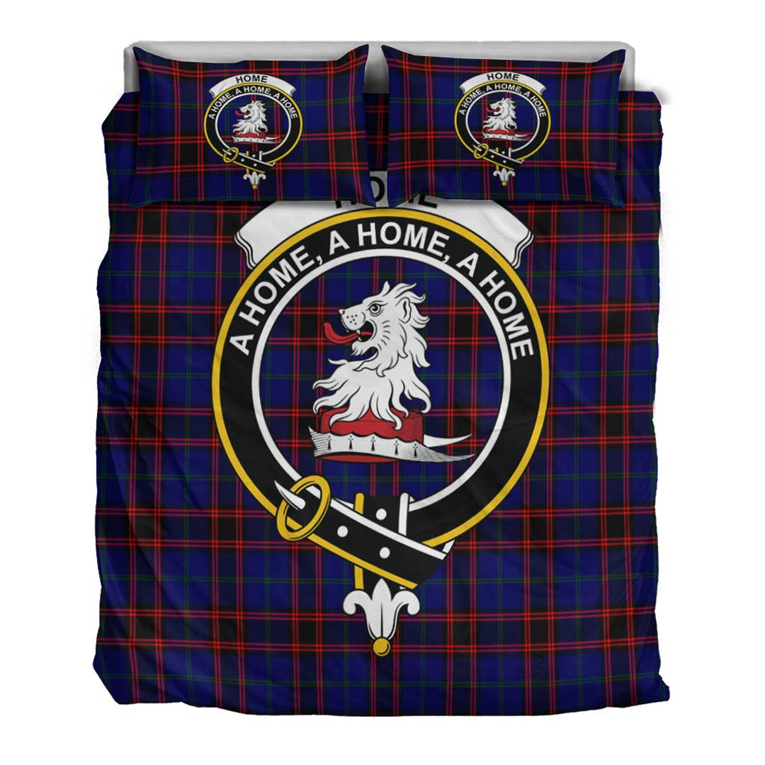 Home Modern Tartan Crest Bedding Set