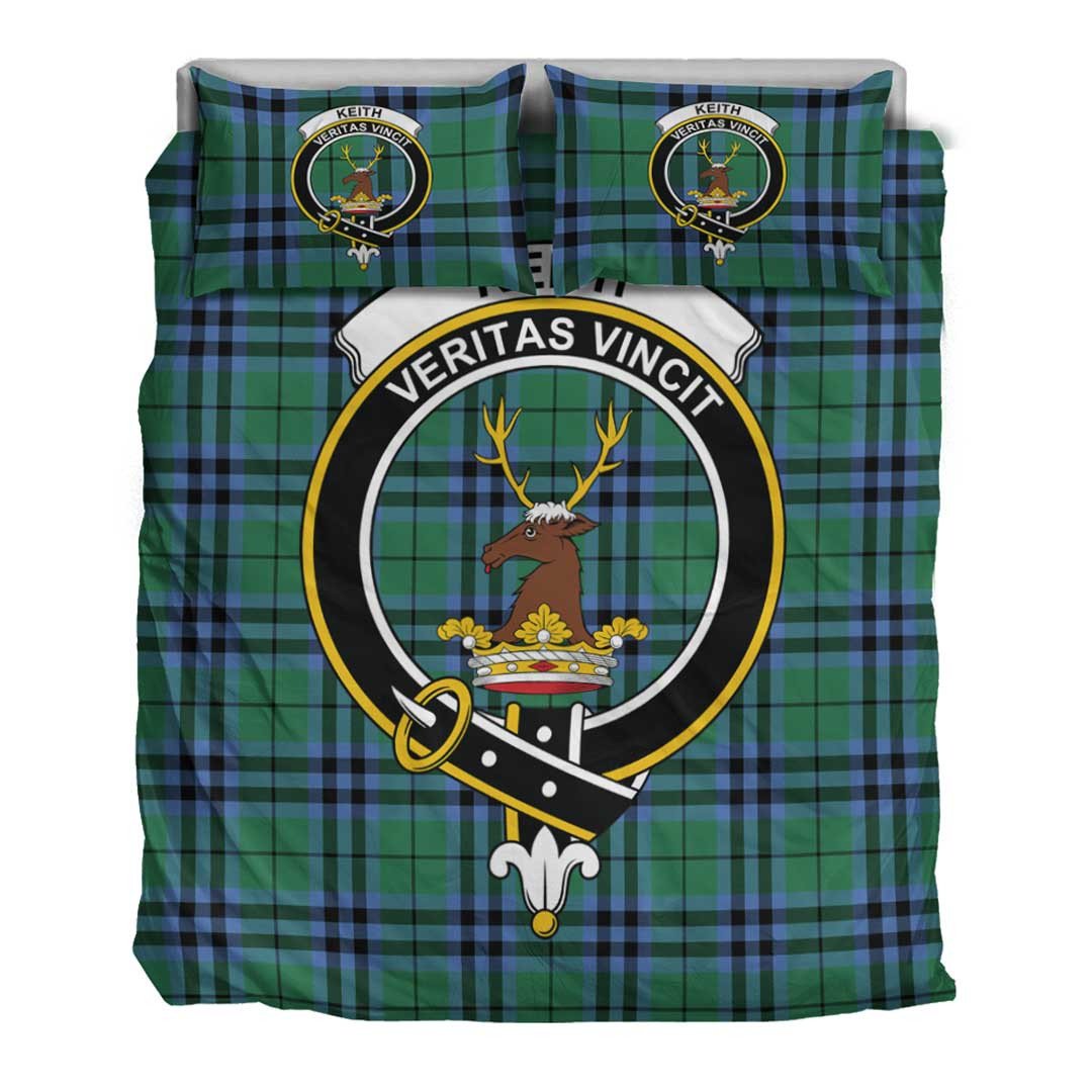 Keith Ancient Tartan Crest Bedding Set