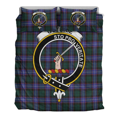 Guthrie Modern Tartan Crest Bedding Set