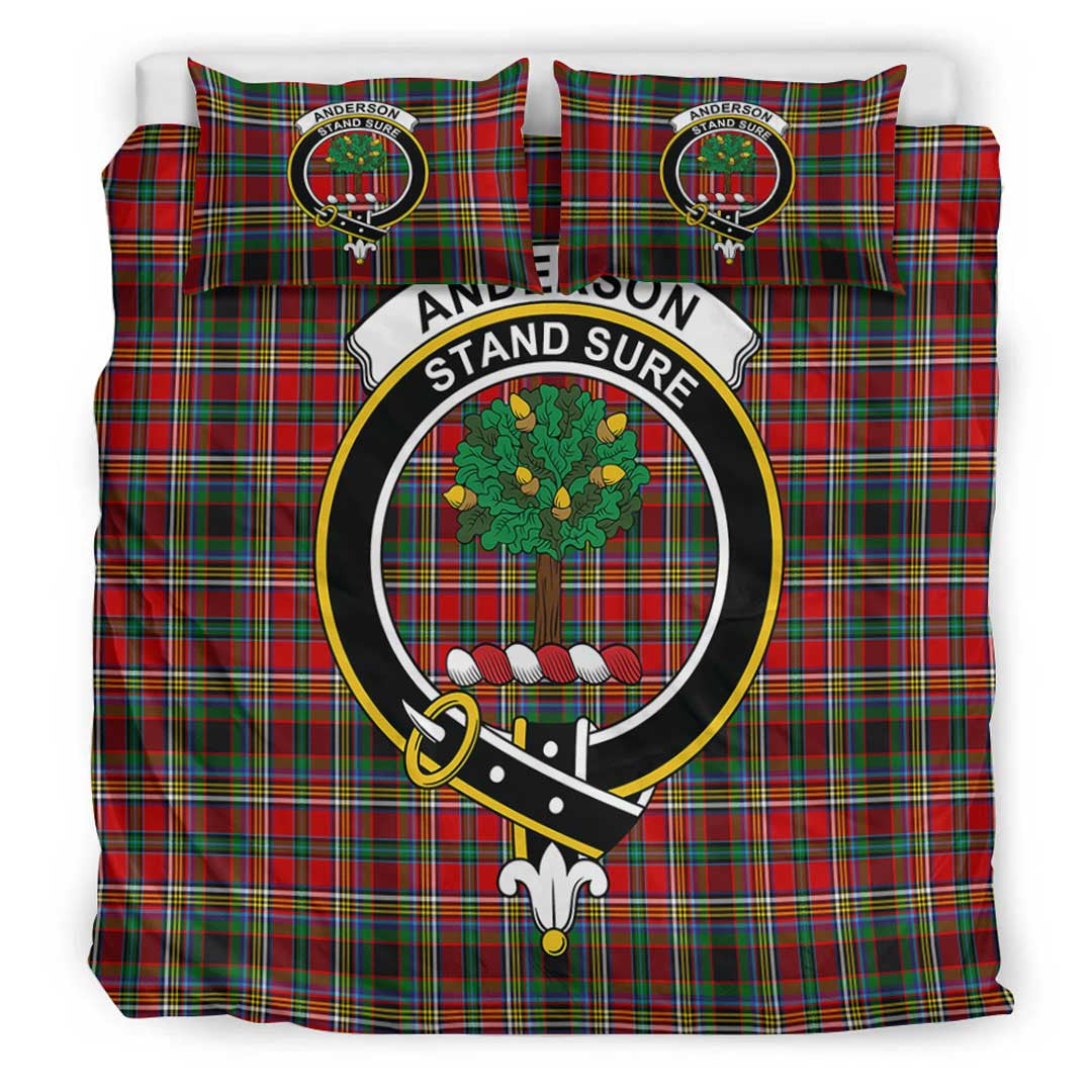 Anderson of Arbrake Tartan Crest Bedding Set