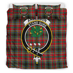 Anderson of Arbrake Tartan Crest Bedding Set