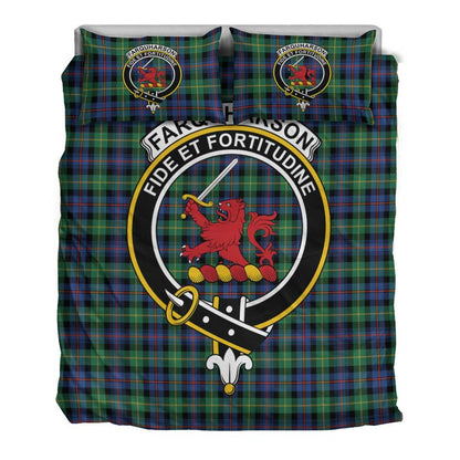 Farquharson Ancient Tartan Crest Bedding Set