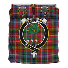 Anderson of Arbrake Tartan Crest Bedding Set