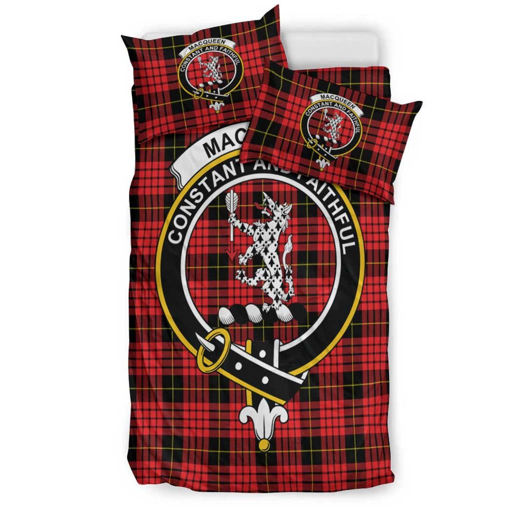 MacQueen Modern Tartan Crest Bedding Set