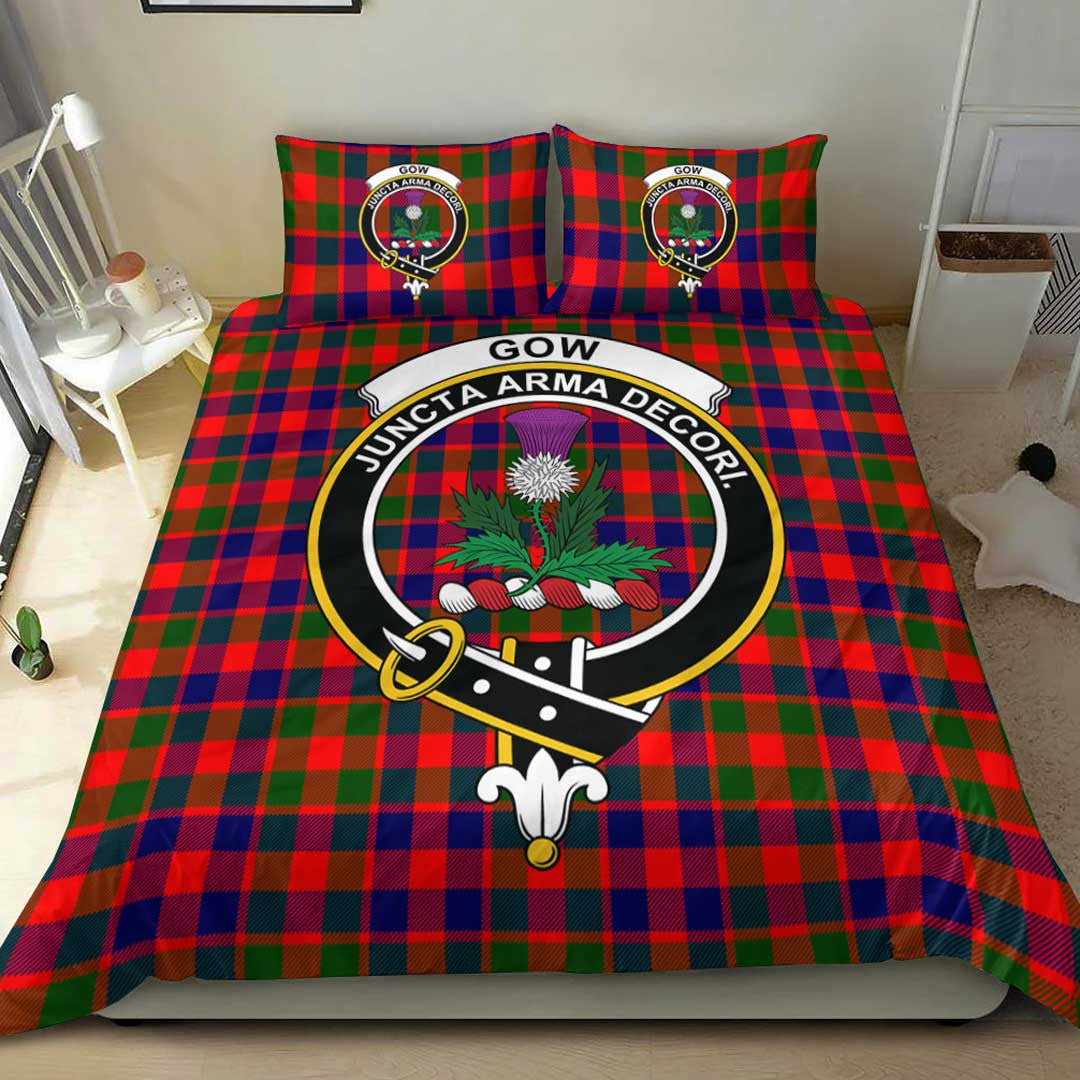 Gow Modern Tartan Crest Bedding Set