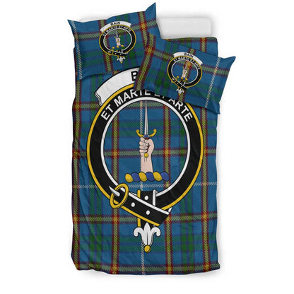 Bain Tartan Crest Bedding Set