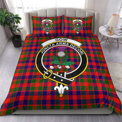 Gow Modern Tartan Crest Bedding Set