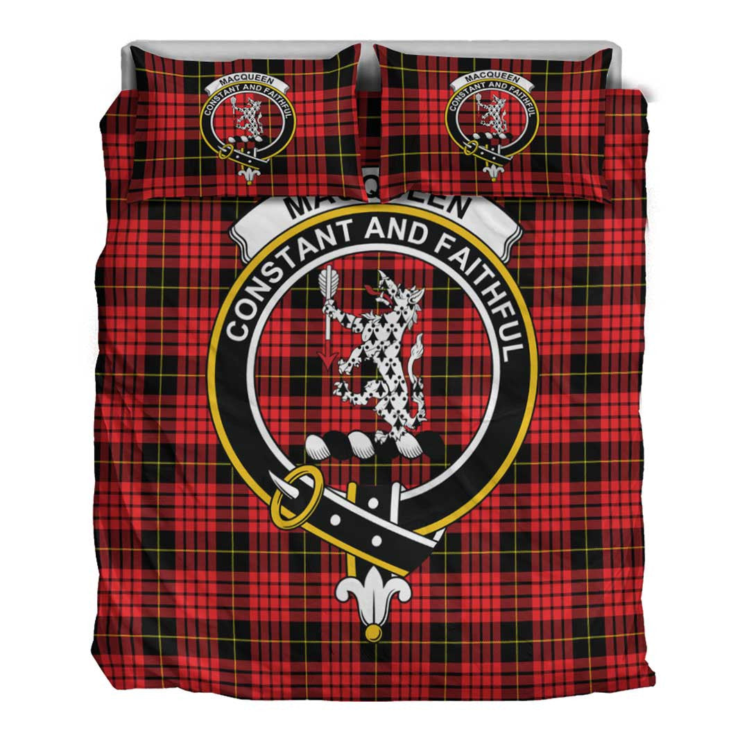 MacQueen Modern Tartan Crest Bedding Set