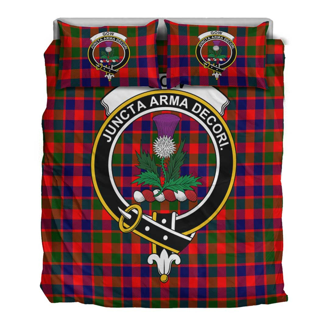 Gow Modern Tartan Crest Bedding Set