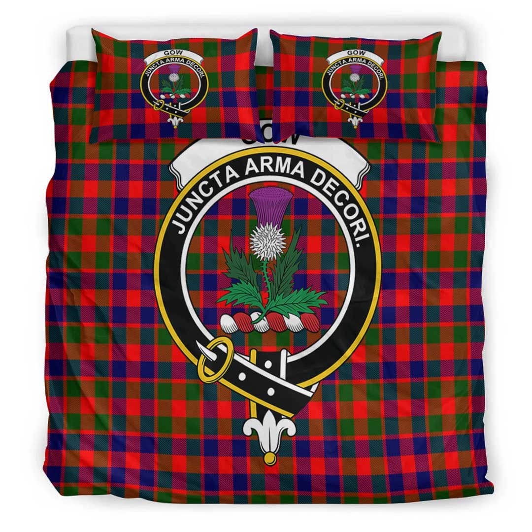 Gow Modern Tartan Crest Bedding Set