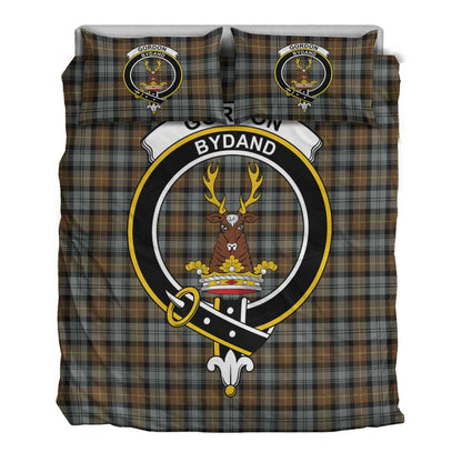 Gordon Weathered Tartan Crest Bedding Set