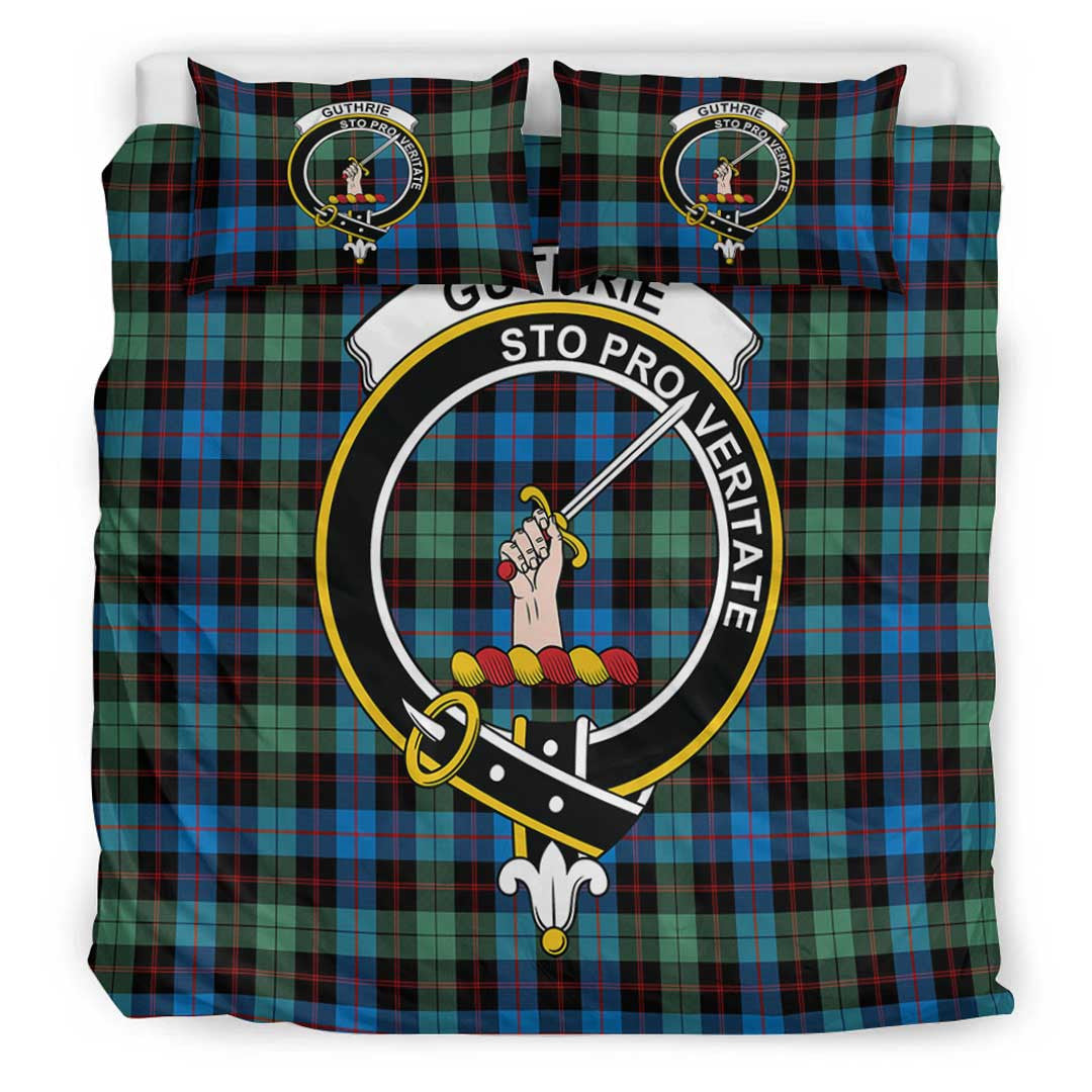 Guthrie Ancient Tartan Crest Bedding Set