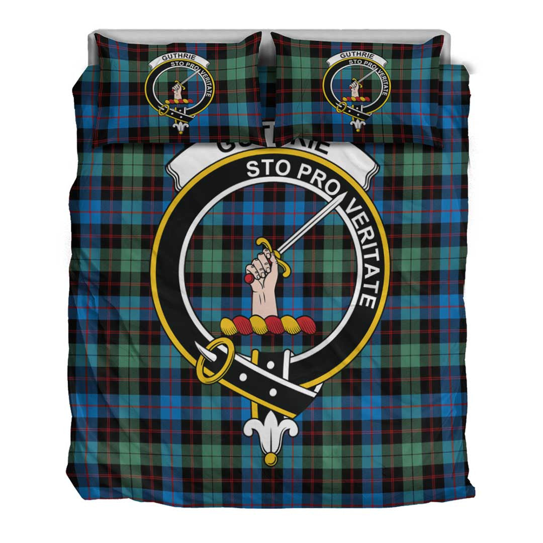 Guthrie Ancient Tartan Crest Bedding Set