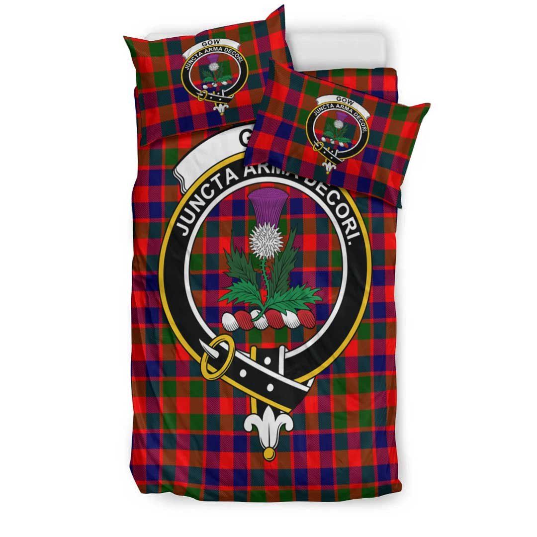 Gow Modern Tartan Crest Bedding Set