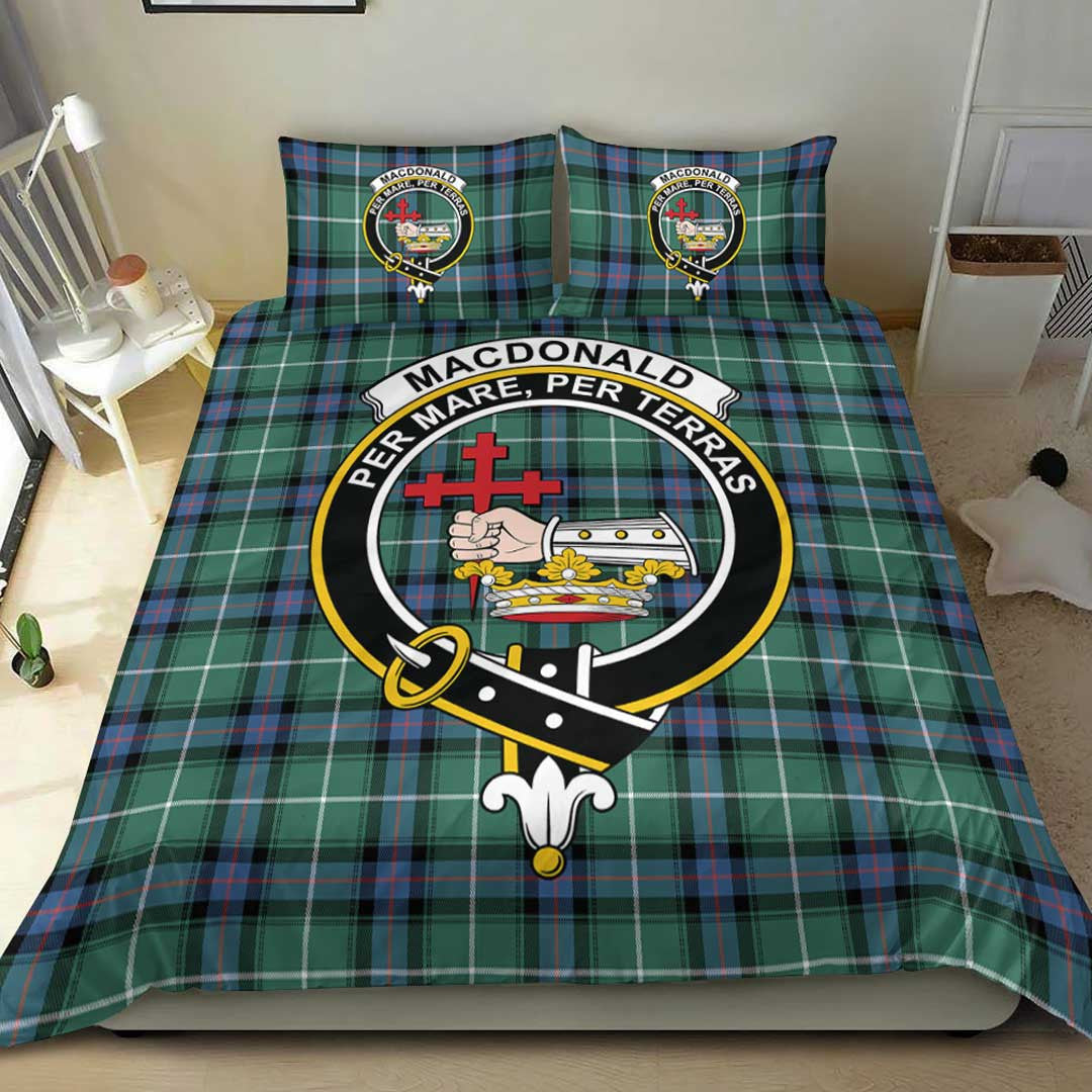 MacDonald of the Isles Hunting Ancient Tartan Crest Bedding Set