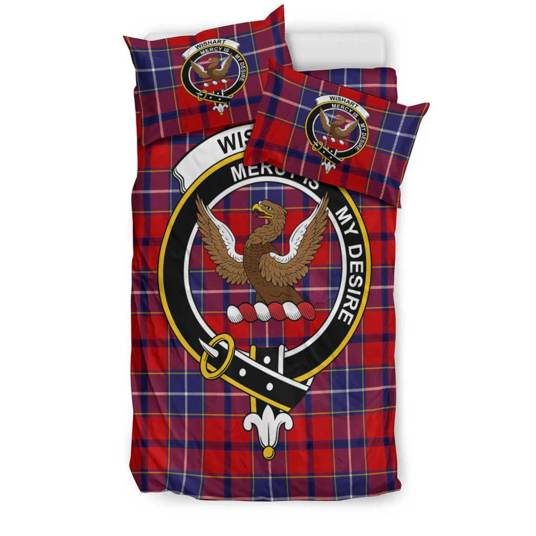 Wishart Dress Tartan Crest Bedding Set