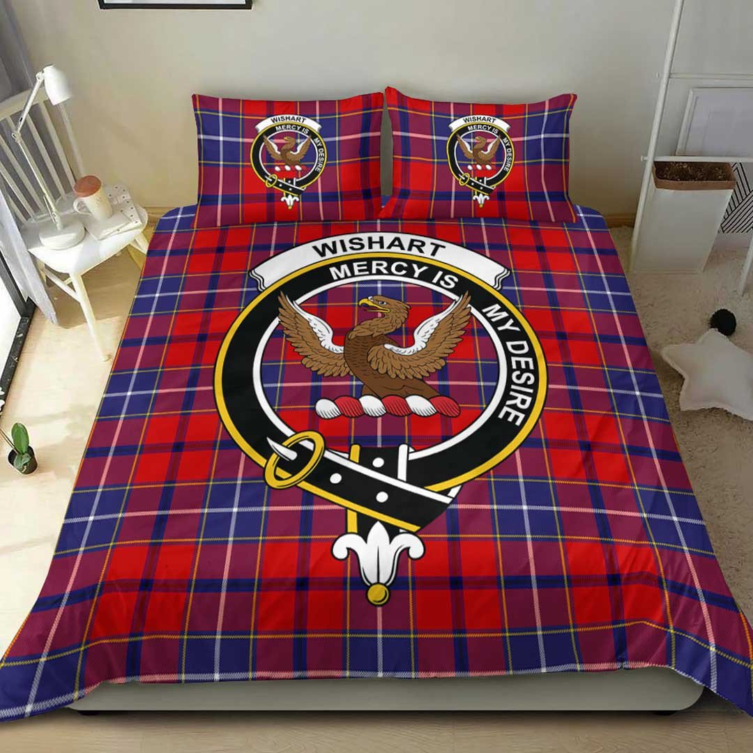 Wishart Dress Tartan Crest Bedding Set