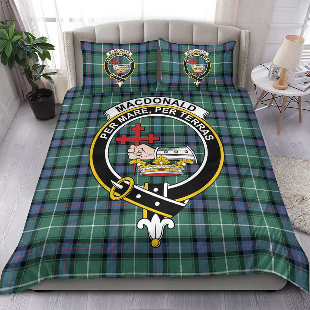 MacDonald of the Isles Hunting Ancient Tartan Crest Bedding Set