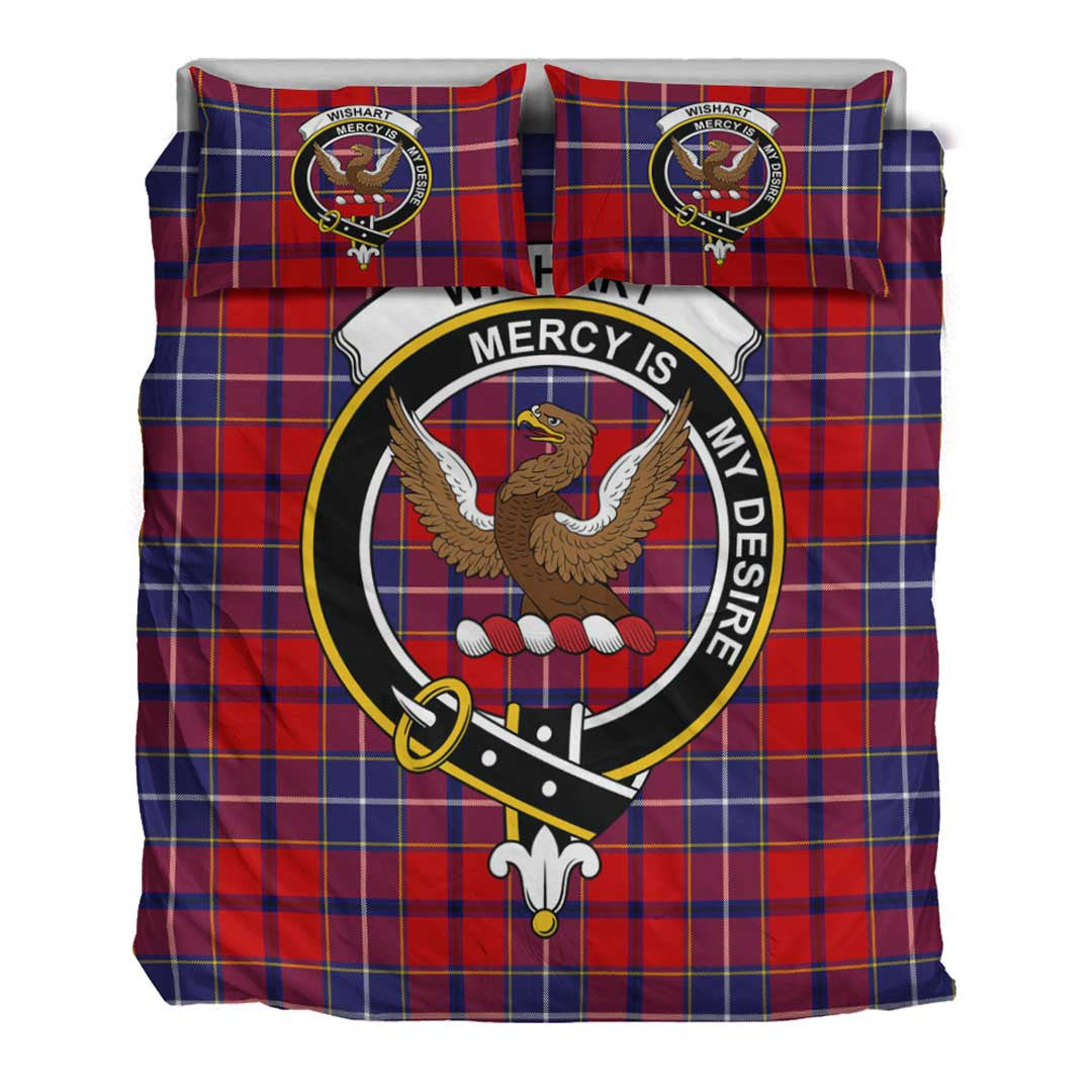 Wishart Dress Tartan Crest Bedding Set