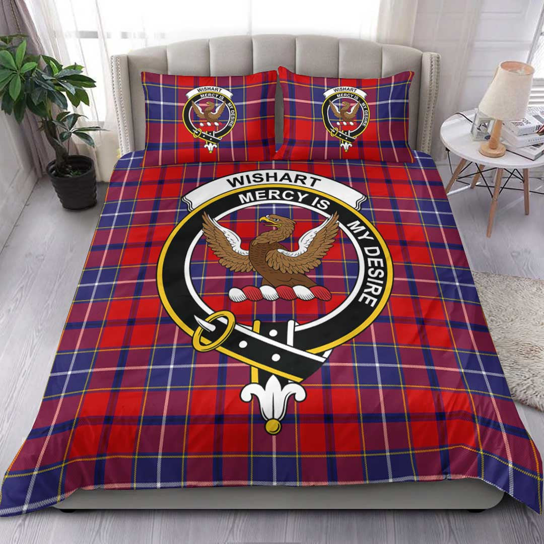 Wishart Dress Tartan Crest Bedding Set