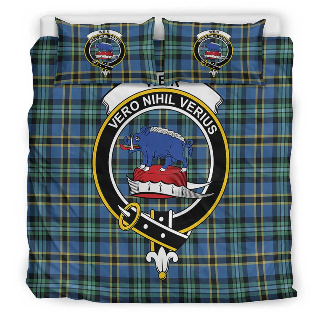 Weir Ancient Tartan Crest Bedding Set