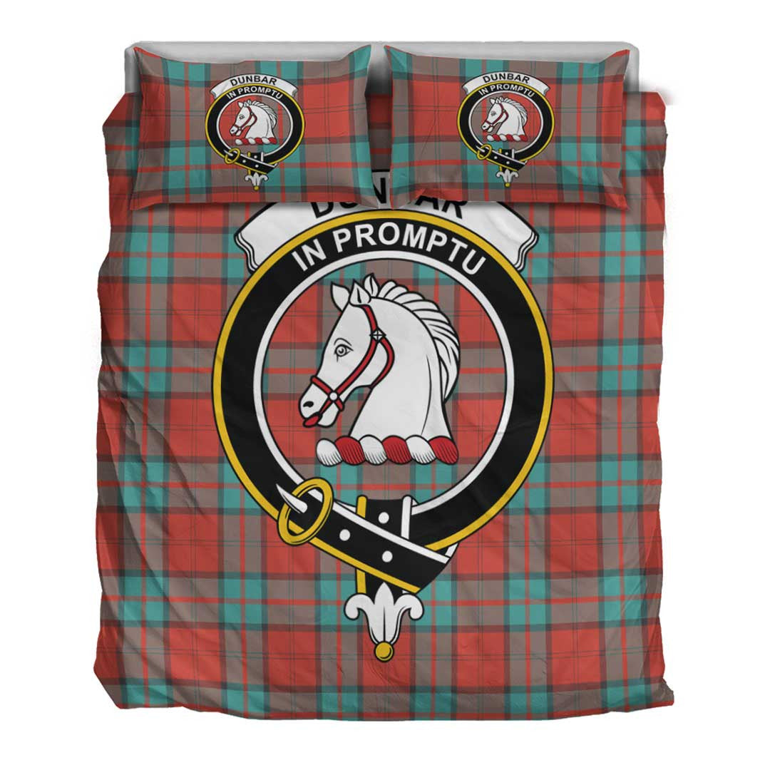 Dunbar Ancient Tartan Crest Bedding Set