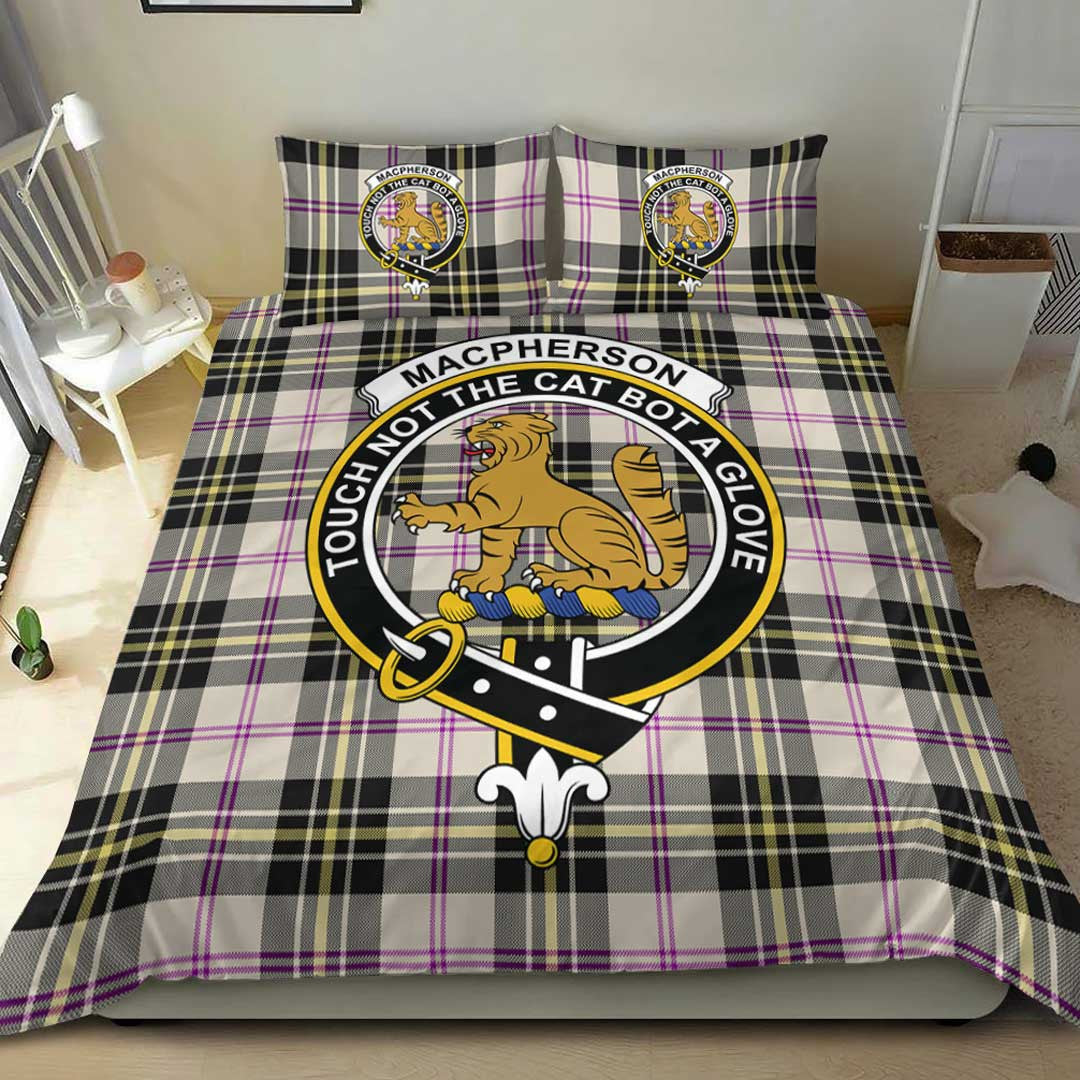 MacPherson Dress Ancient Tartan Crest Bedding Set