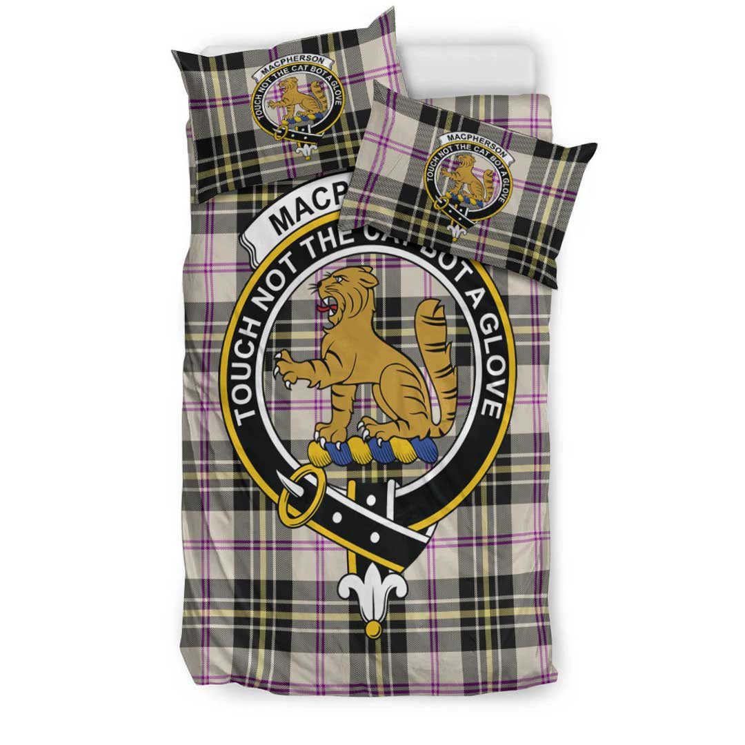 MacPherson Dress Ancient Tartan Crest Bedding Set