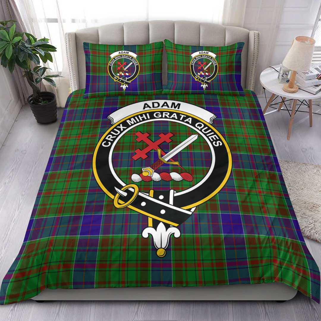 Adam Tartan Crest Bedding Set