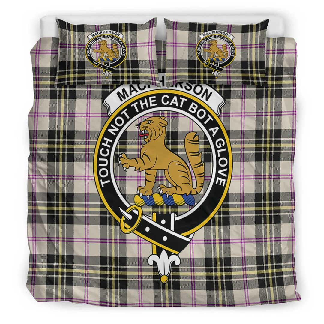 MacPherson Dress Ancient Tartan Crest Bedding Set