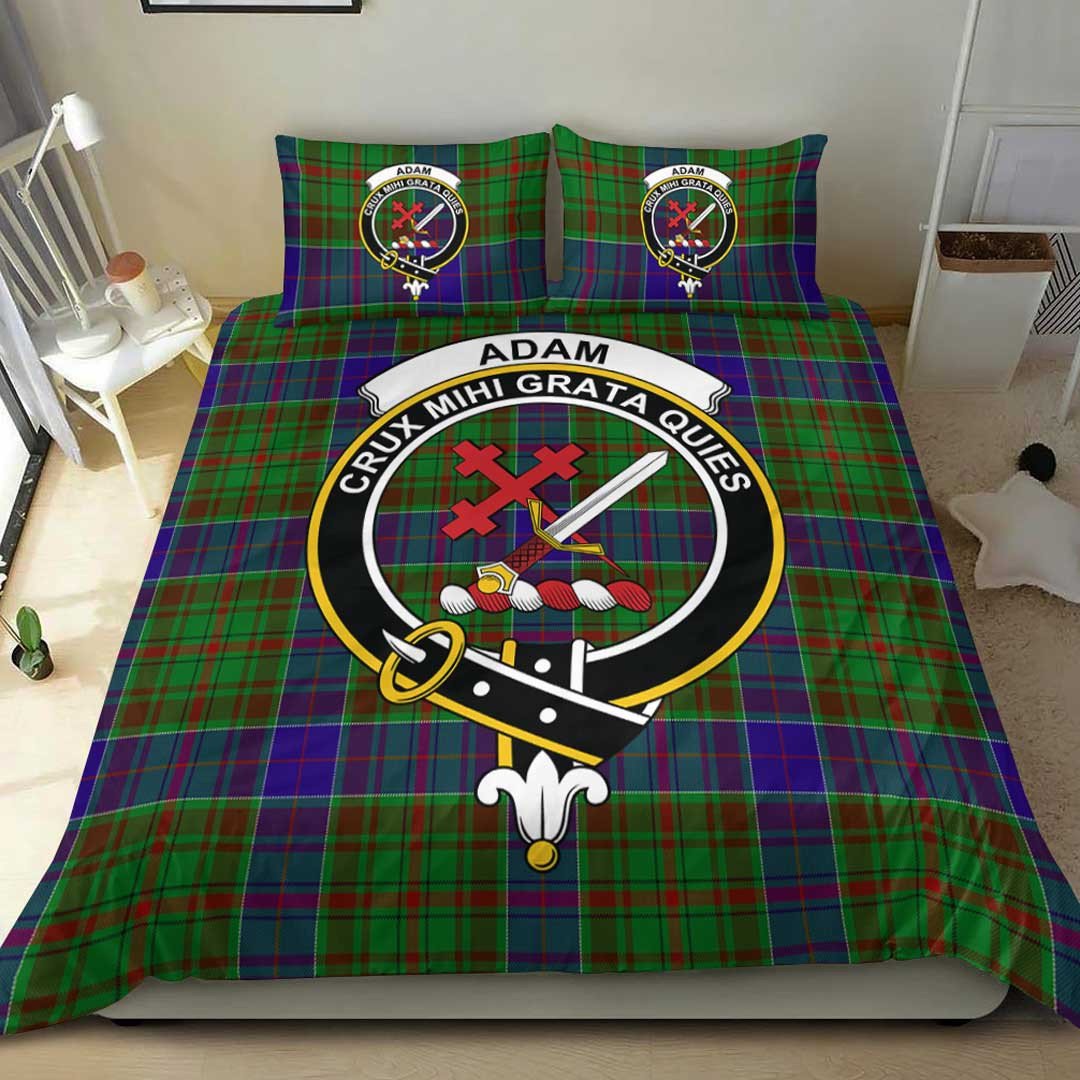 Adam Tartan Crest Bedding Set