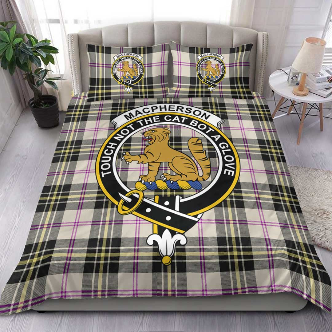 MacPherson Dress Ancient Tartan Crest Bedding Set