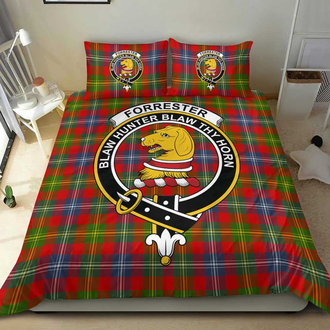 Forrester Tartan Crest Bedding Set