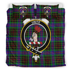Brodie Hunting Modern Tartan Crest Bedding Set